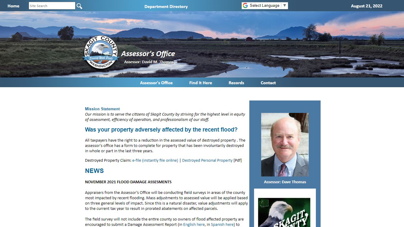 Skagit County Government Home Page